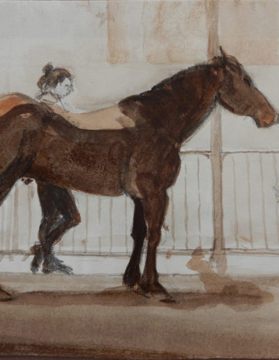 Walter van Dieren | Paard en verzorgster in Riom-és-Montagne