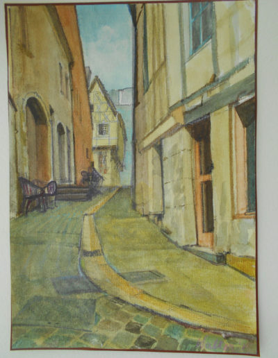 Walter van Dieren | Straatje in Clamecy (Frankrijk)